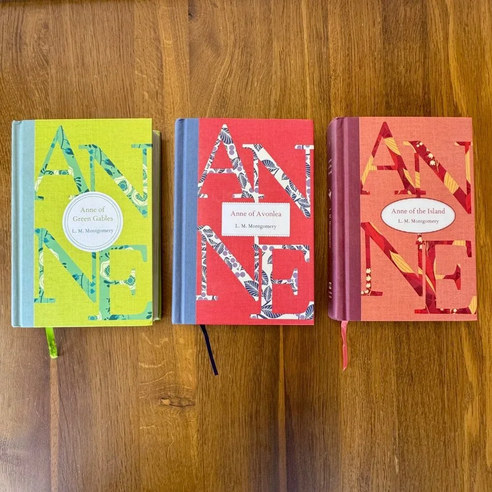 ANNE OF GREEN GABLES Hardcover Books Box Set Vol. 1-3 L.M. Montgomery Tundra HTF - Picture 2 of 16